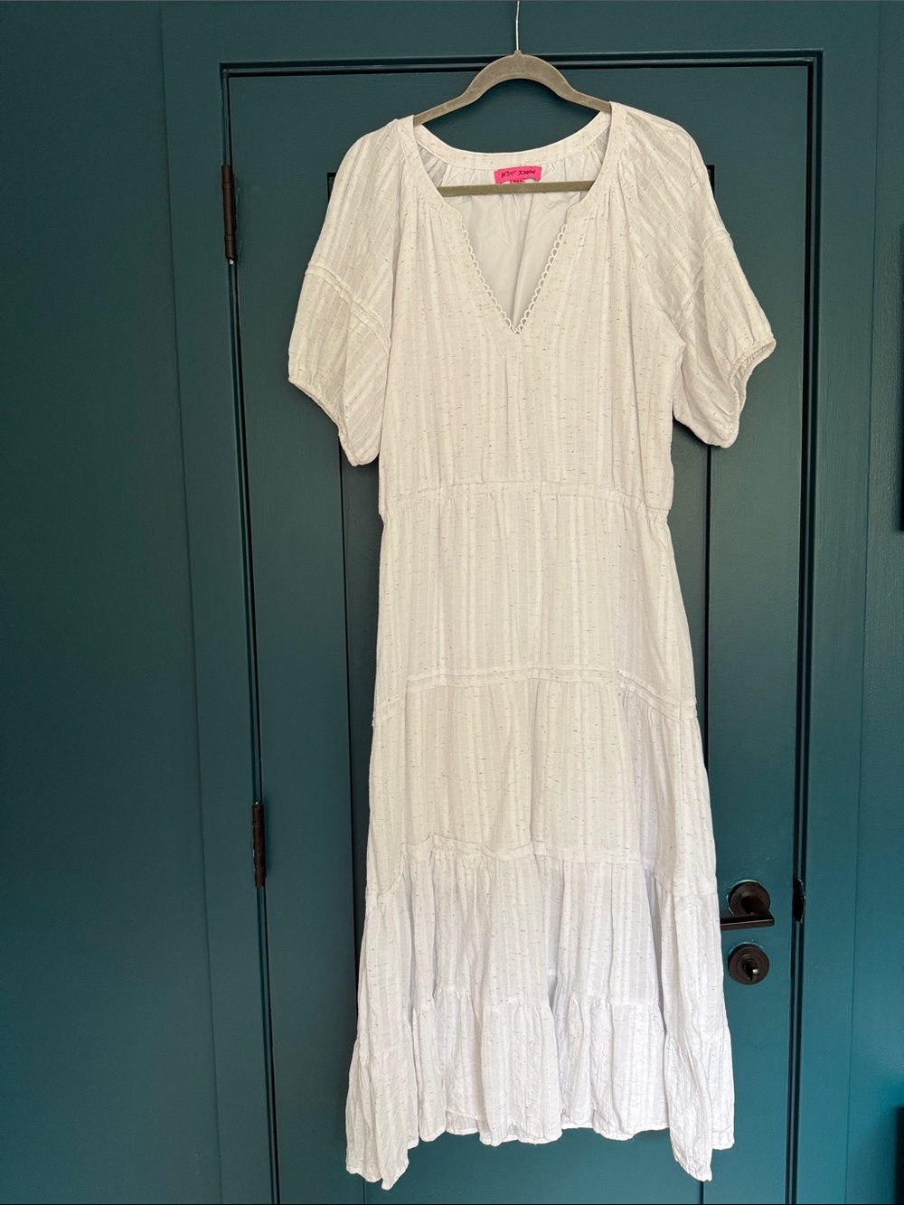 Betsey Johnson White Tiered Dress